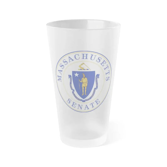 Senate of Massachusetts - Frosted Pint Glass 16oz 16oz Frosted - Go Mug Yourself