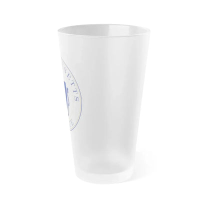 Senate of Massachusetts - Frosted Pint Glass 16oz - Go Mug Yourself