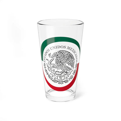 Senate Seal Mexico (Mexico) (Coat of Arms) Pint Glass 16oz 16oz - Go Mug Yourself
