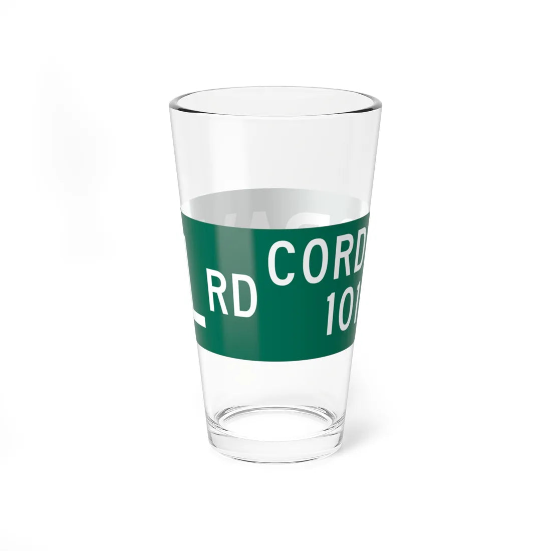 Seneca County 101 NY blade sign (New York) (Road Sign) Pint Glass 16oz - Go Mug Yourself