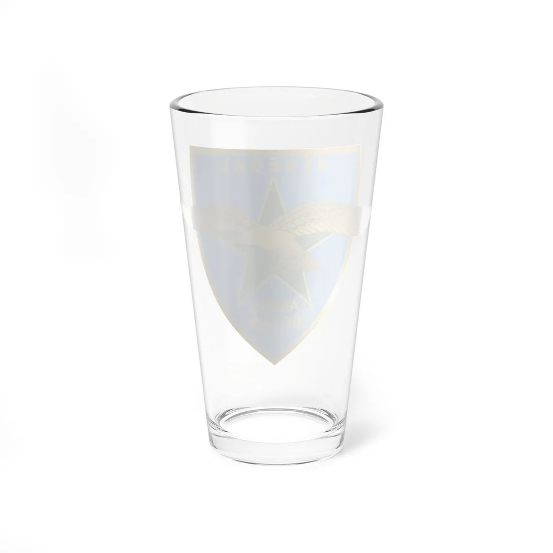 Senegalese Air Force badge (Senegal) (Coat of Arms) Pint Glass 16oz - Go Mug Yourself