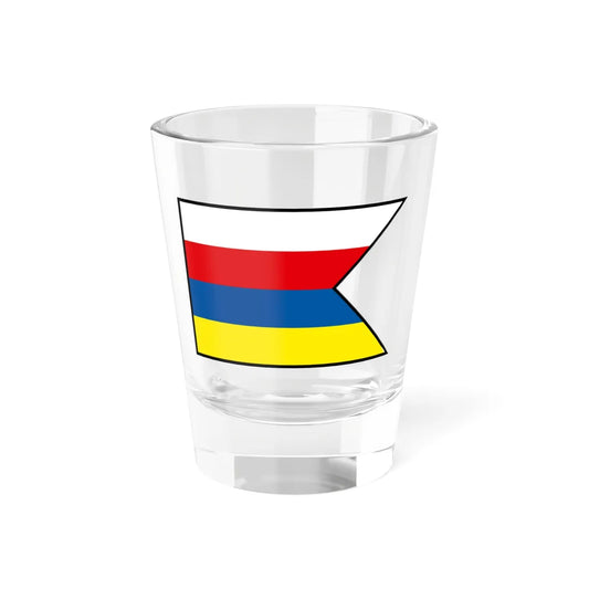 Senica Senica Flag (Slovakia) Shot Glass 1.5oz 1.5oz - Go Mug Yourself
