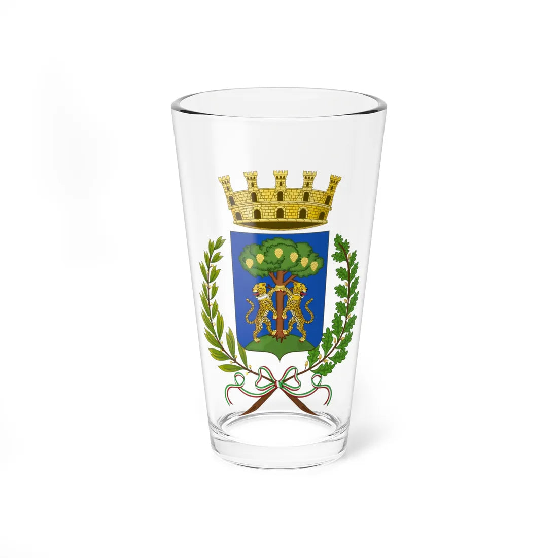 Senigallia-Stemma (Italy) (Coat of Arms) Pint Glass 16oz 16oz - Go Mug Yourself