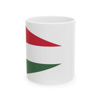 Senior Commanders Pennant of Hungary 1921-1939 (Hungary) White Coffee Mug 11oz - Go Mug Yourself