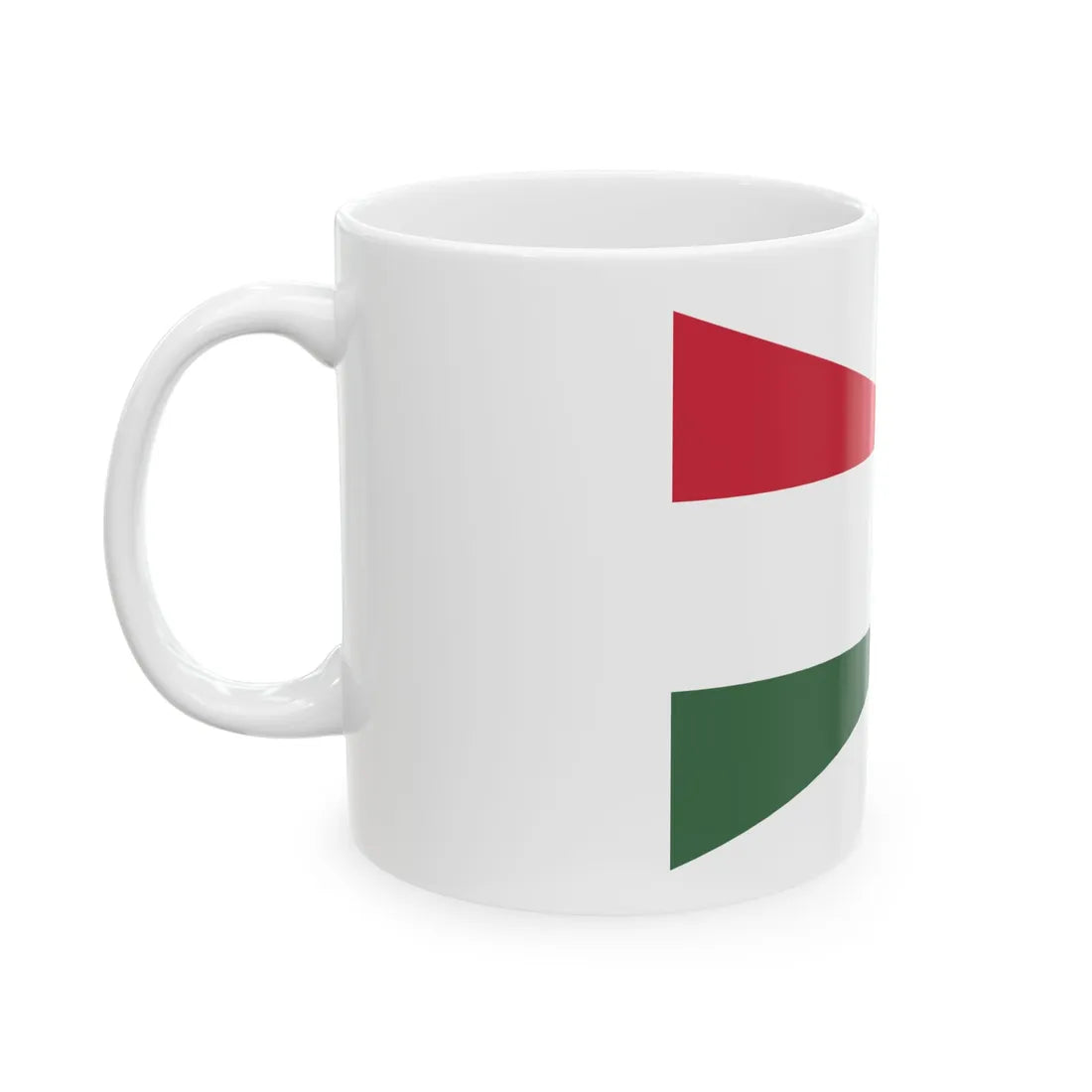 Senior Commanders Pennant of Hungary 1921-1939 (Hungary) White Coffee Mug - Go Mug Yourself
