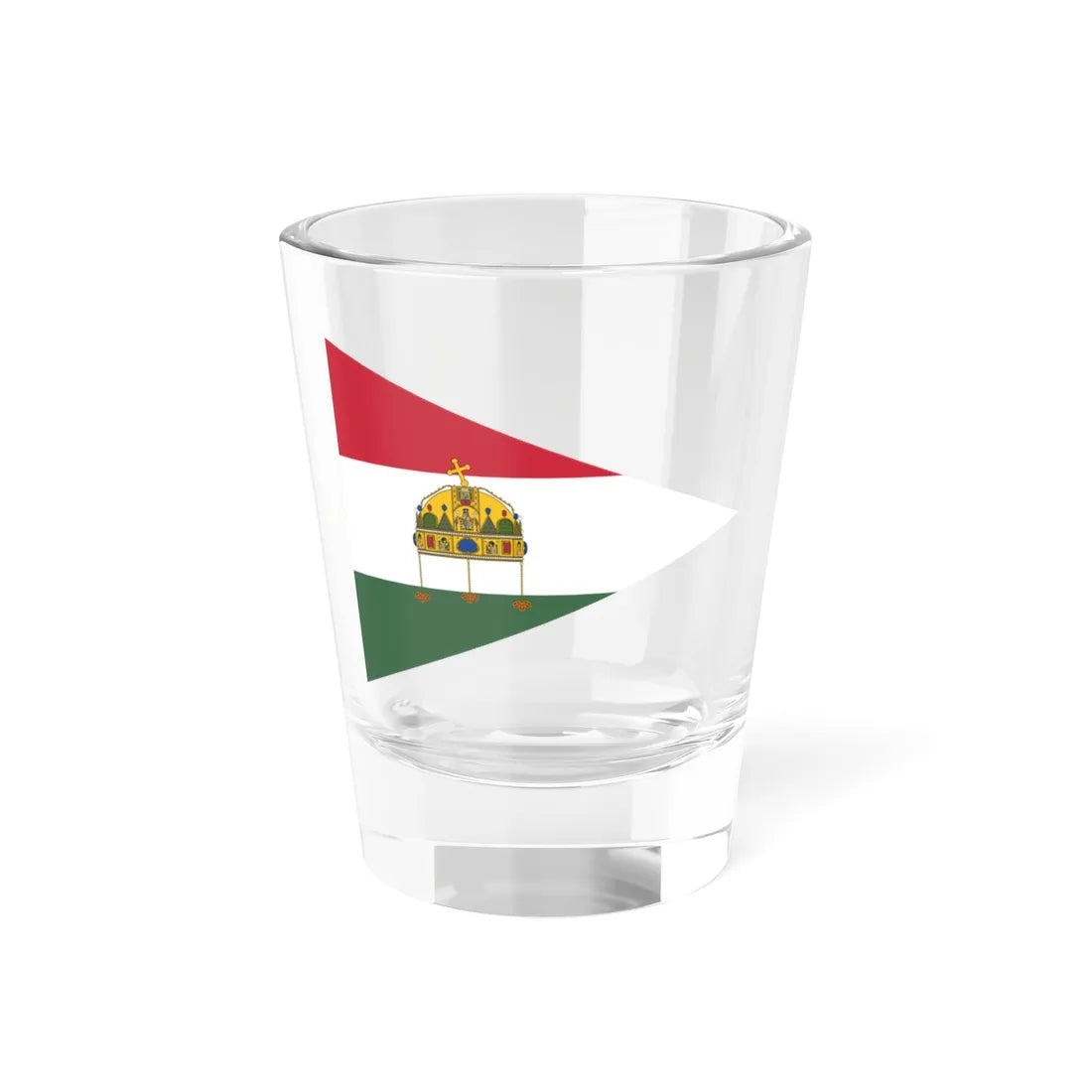 Senior Commanders Pennant of Hungary 1939-1945 (Hungary) Shot Glass 1.5oz 1.5oz - Go Mug Yourself