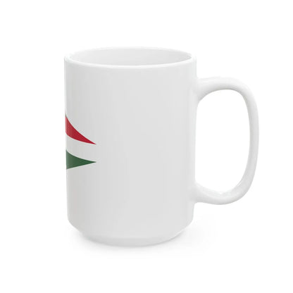Senior Commanders Pennant of Hungary 1950-1955 (Hungary) White Coffee Mug - Go Mug Yourself