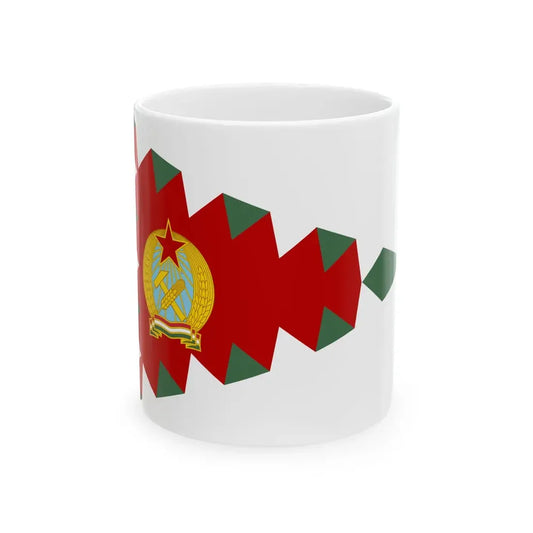 Senior Commanders Pennant of Hungary 1955-1957 (Hungary) White Coffee Mug 11oz - Go Mug Yourself