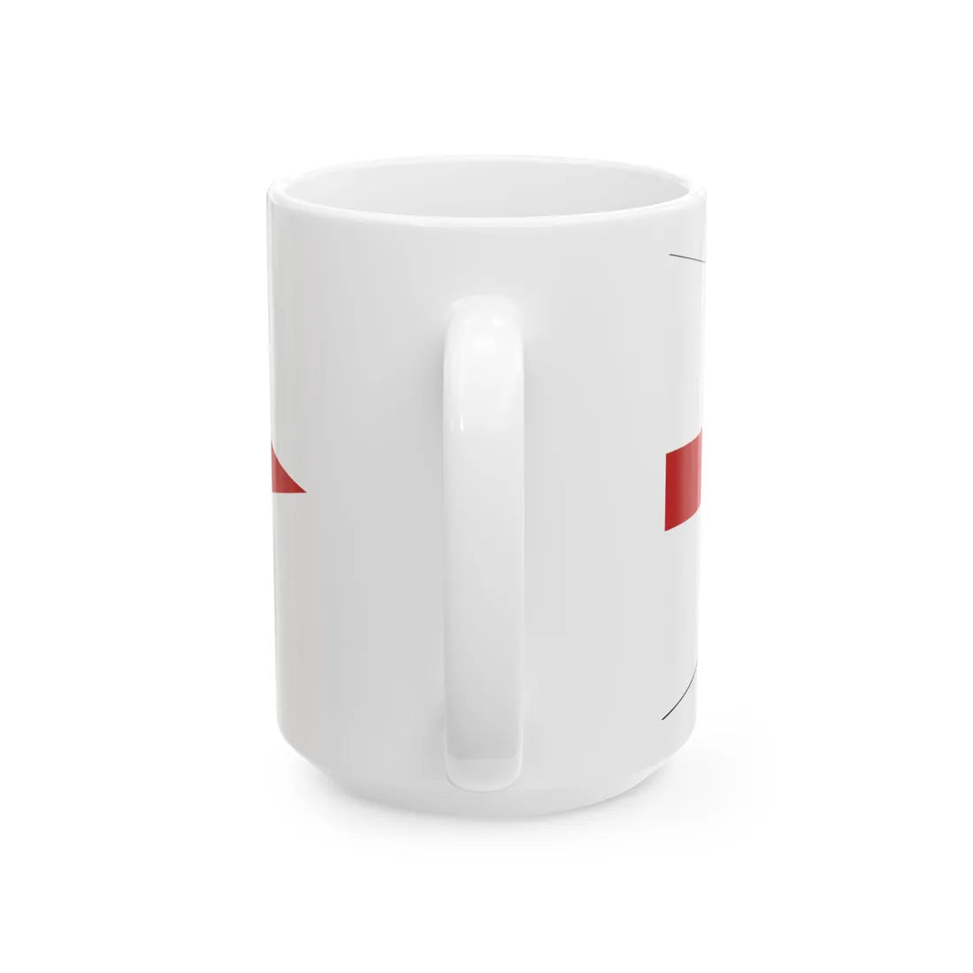 Senior Officer of the Indian Navy pennant border (India) White Coffee Mug - Go Mug Yourself