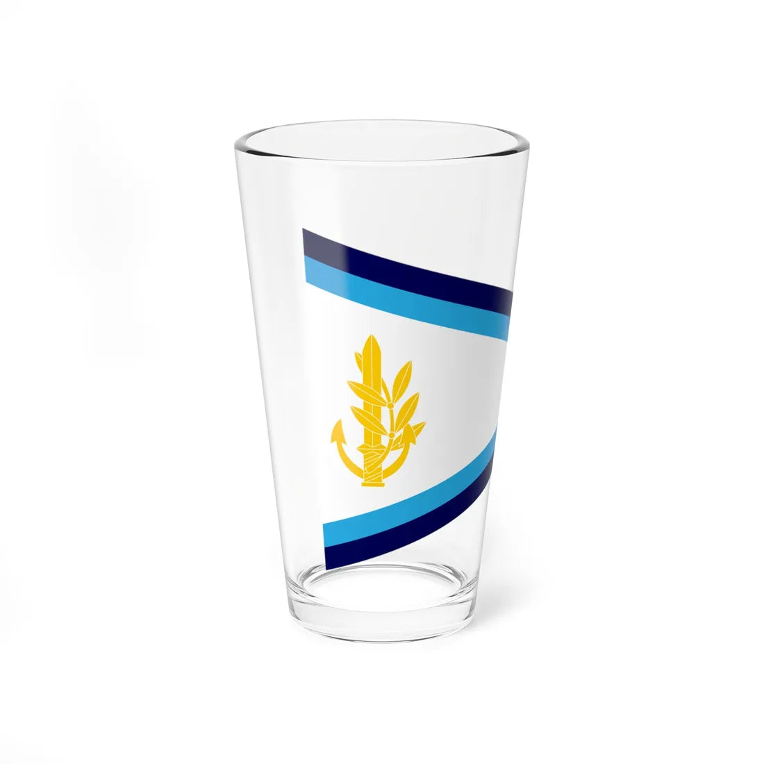 Senior Officers Pendant of the Israeli Navy (Israel) Pint Glass 16oz - Go Mug Yourself