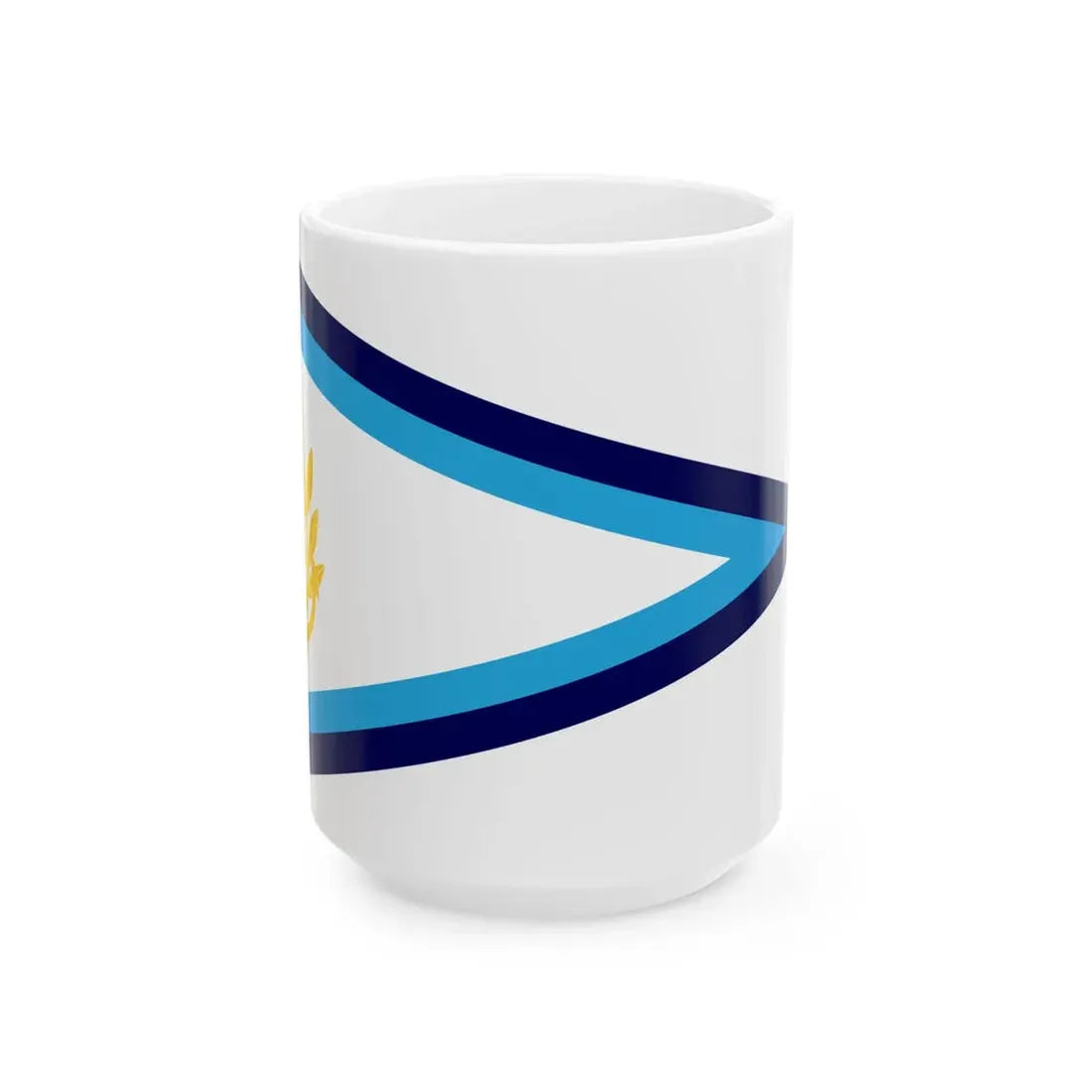 Senior Officers Pendant of the Israeli Navy (Israel) White Coffee Mug 15oz - Go Mug Yourself