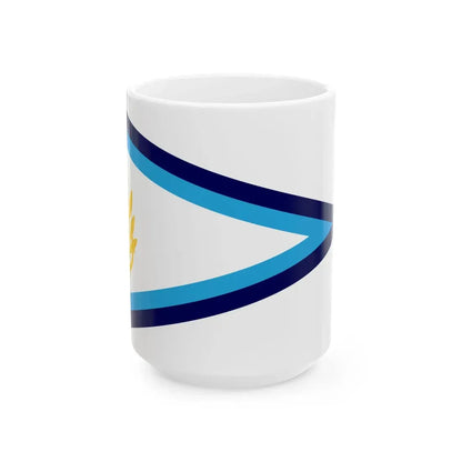 Senior Officers Pendant of the Israeli Navy (Israel) White Coffee Mug 15oz - Go Mug Yourself