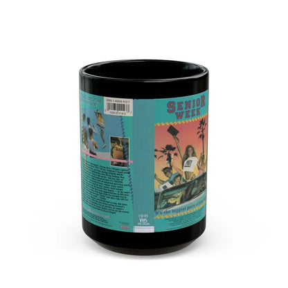 SENIOR WEEK (VHS COVER) - Black Coffee Mug-15oz-Go Mug Yourself