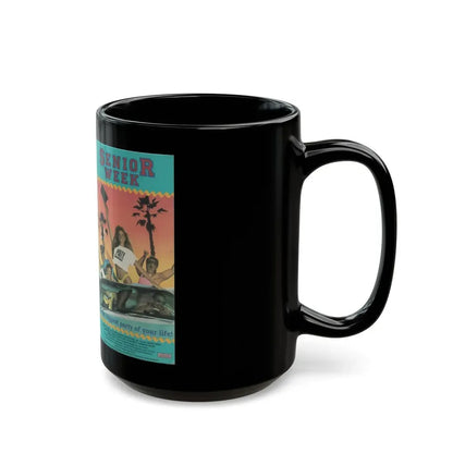 SENIOR WEEK (VHS COVER) - Black Coffee Mug - Go Mug Yourself