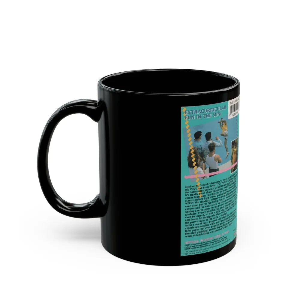 SENIOR WEEK (VHS COVER) - Black Coffee Mug-Go Mug Yourself