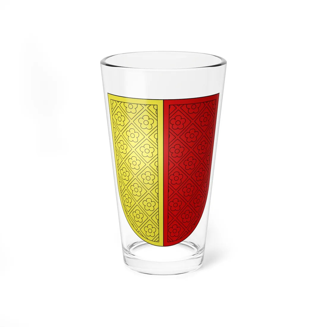 Sennwald-coat of arms (Switzerland) (Coat of Arms) Pint Glass 16oz 16oz - Go Mug Yourself