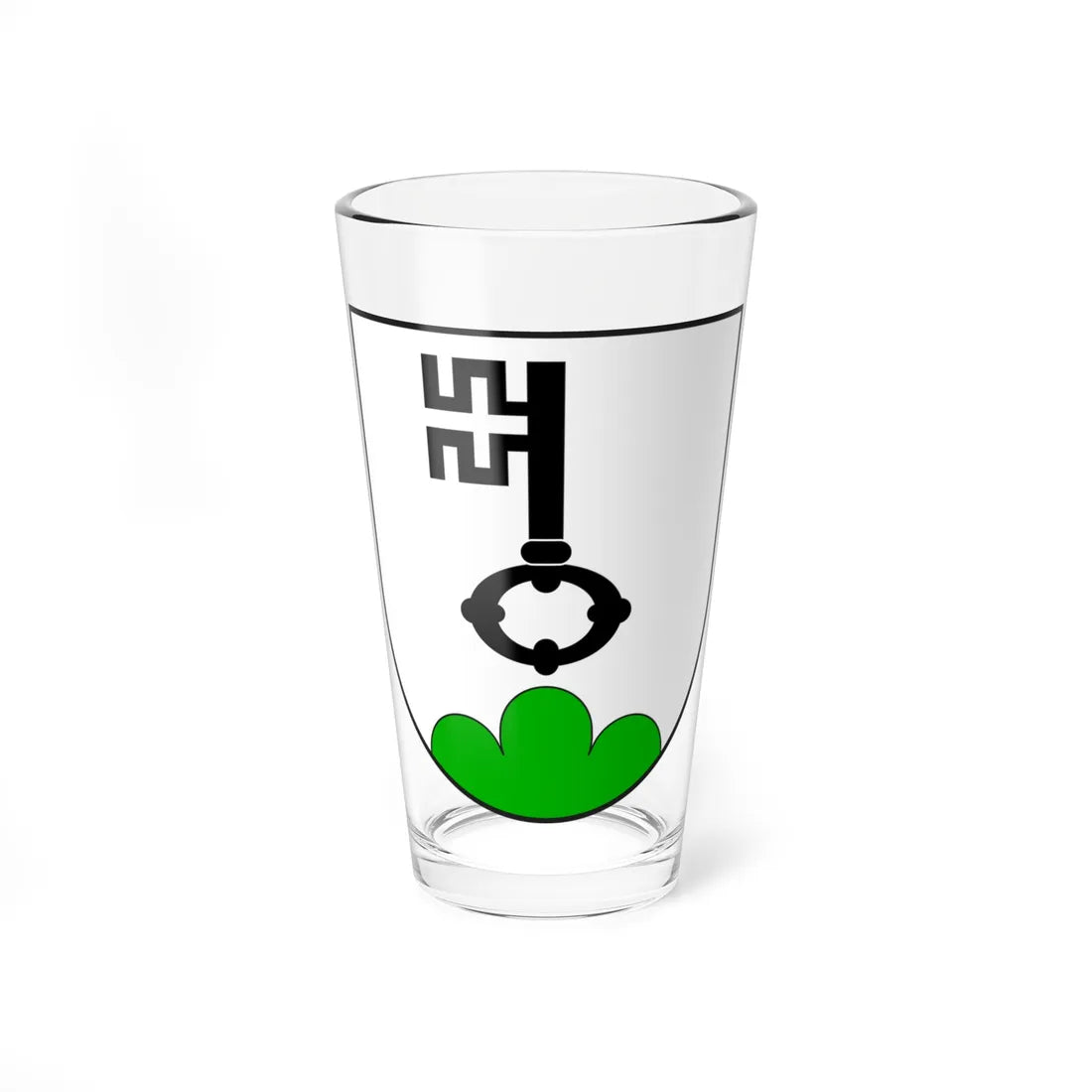 Sent wappen (Switzerland) (Coat of Arms) Pint Glass 16oz 16oz - Go Mug Yourself