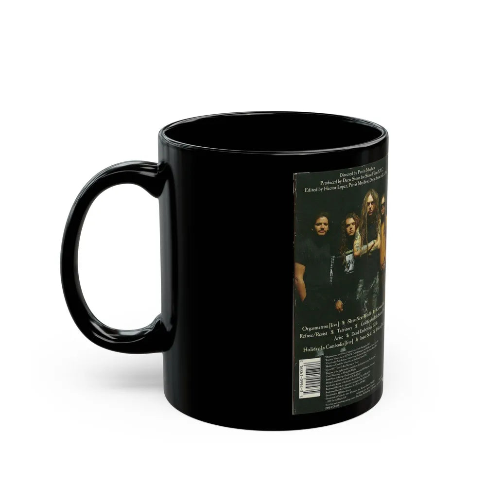 SEPULTURA THIRD WORLD CHAOS (VHS COVER) - Black Coffee Mug-Go Mug Yourself