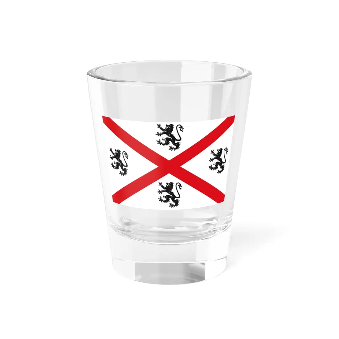 Seraing vlag (Belgium) Shot Glass 1.5oz 1.5oz - Go Mug Yourself