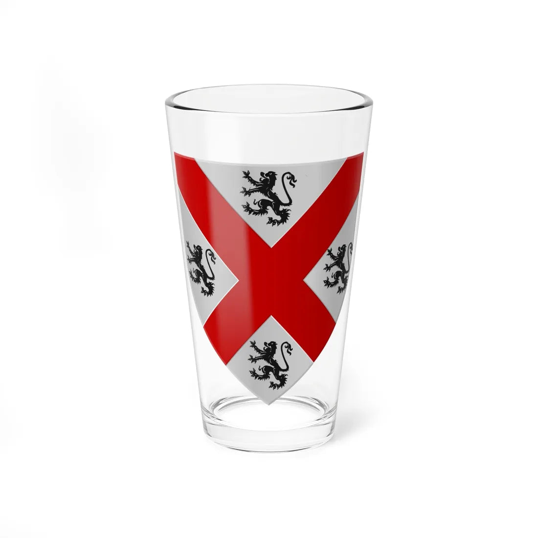 Seraing wapen (Belgium) (Coat of Arms) Pint Glass 16oz 16oz - Go Mug Yourself