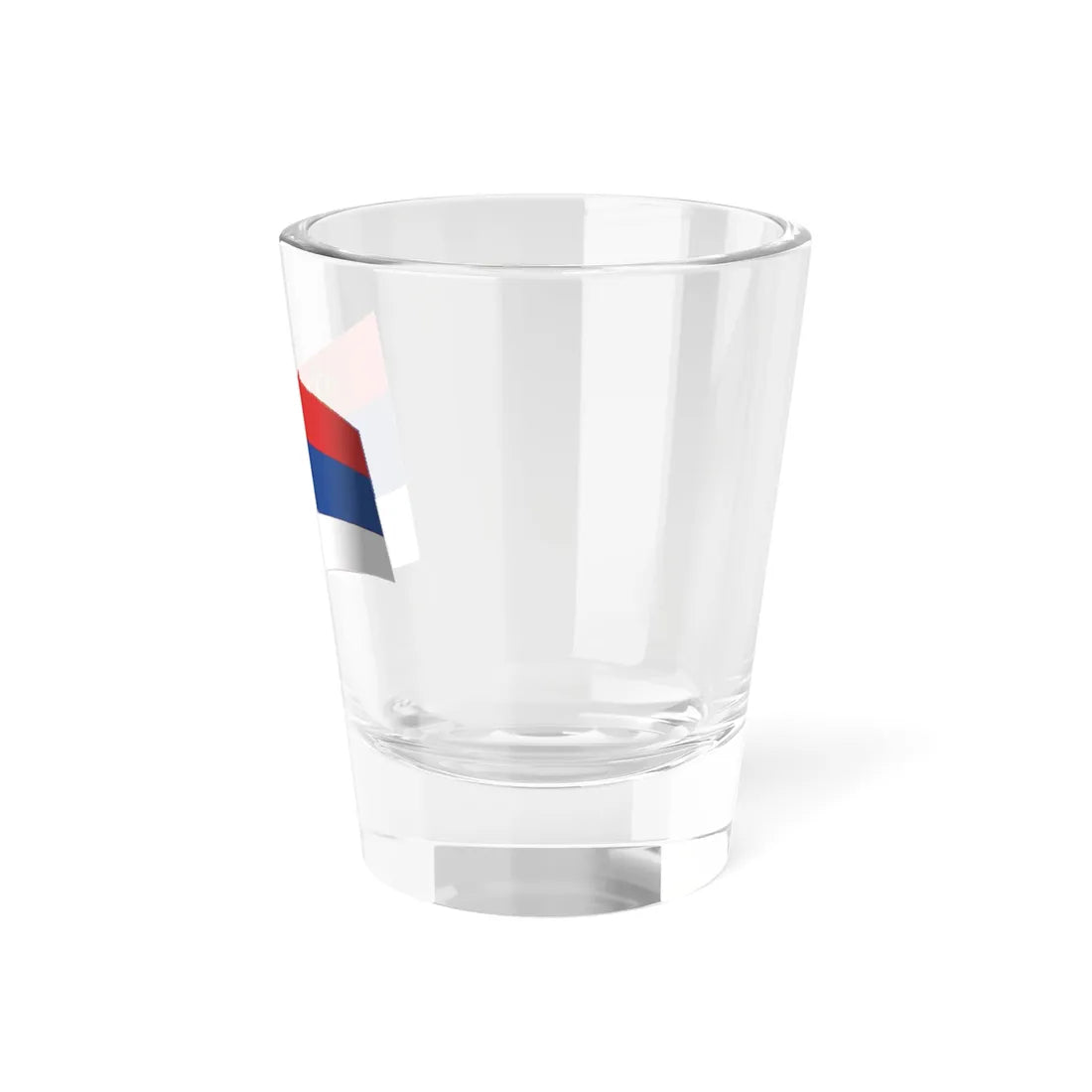 Serbia Flag - iconic waving (Serbia) Shot Glass 1.5oz - Go Mug Yourself
