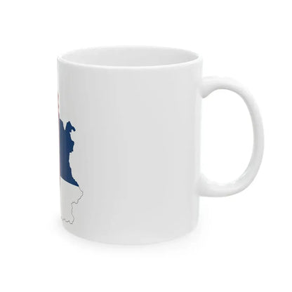Serbia-Flagmap (Serbia) White Coffee Mug - Go Mug Yourself