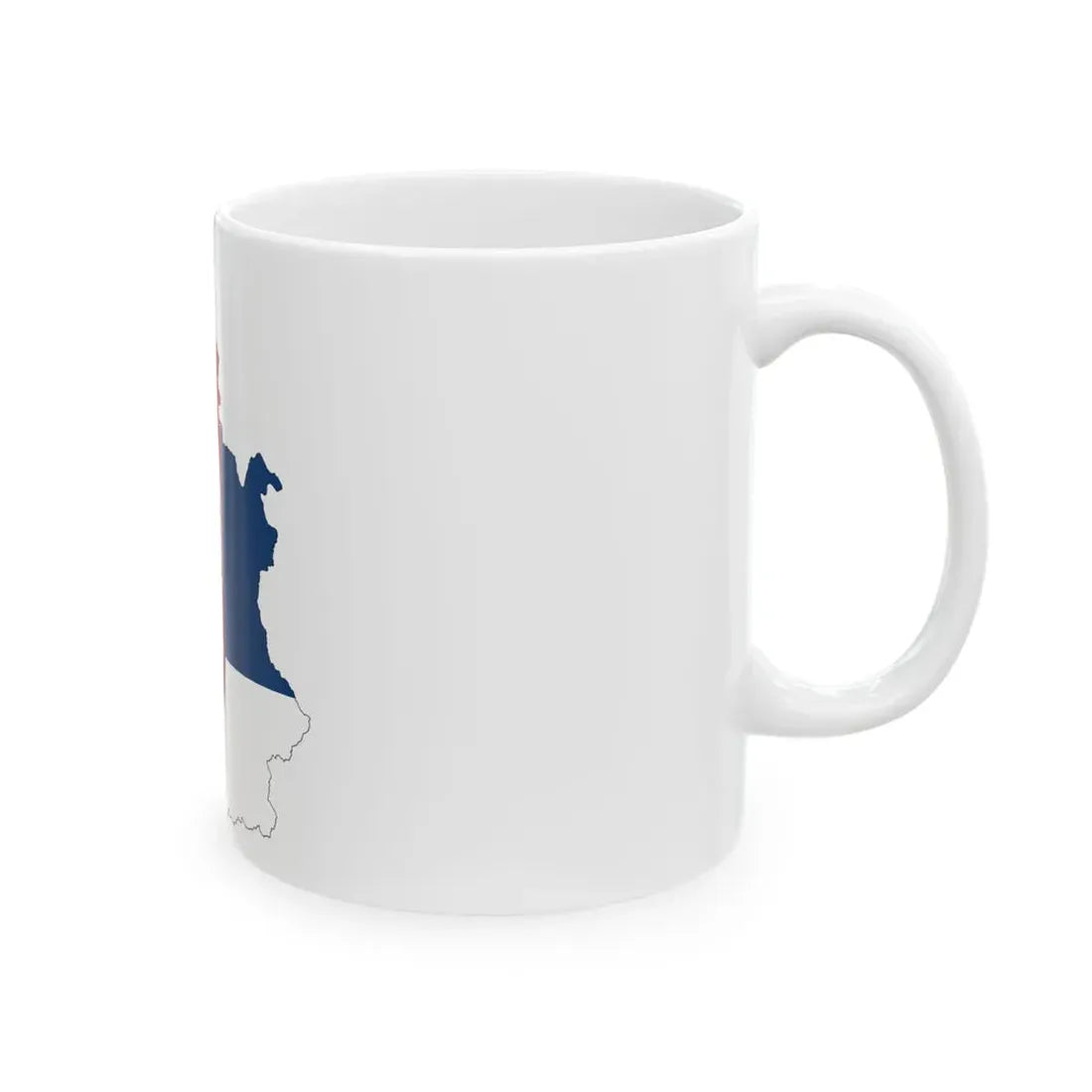 Serbia-Flagmap (Serbia) White Coffee Mug - Go Mug Yourself