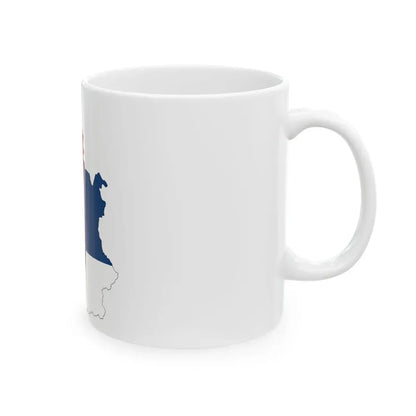 Serbia-Flagmap (Serbia) White Coffee Mug - Go Mug Yourself