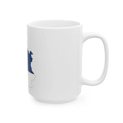 Serbia-Flagmap (Serbia) White Coffee Mug - Go Mug Yourself