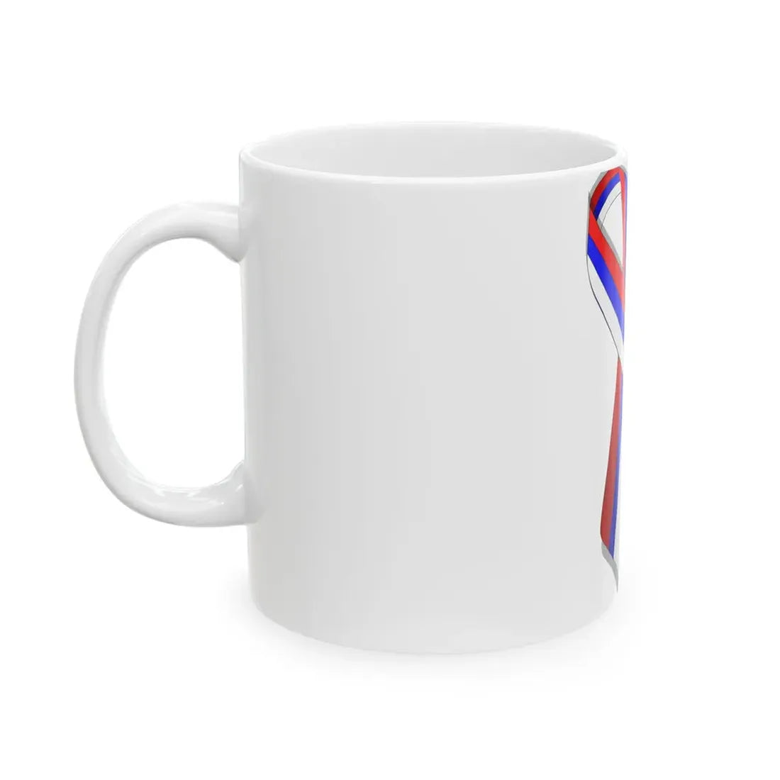 Serbia ribbon (Serbia) White Coffee Mug - Go Mug Yourself