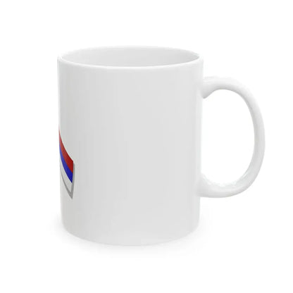 Serbia ribbon (Serbia) White Coffee Mug - Go Mug Yourself