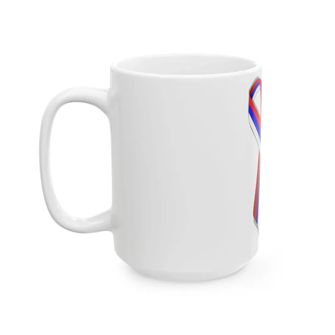 Serbia ribbon (Serbia) White Coffee Mug - Go Mug Yourself