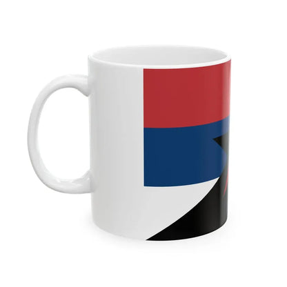 Serbian Anarchists flag (Serbia) White Coffee Mug - Go Mug Yourself