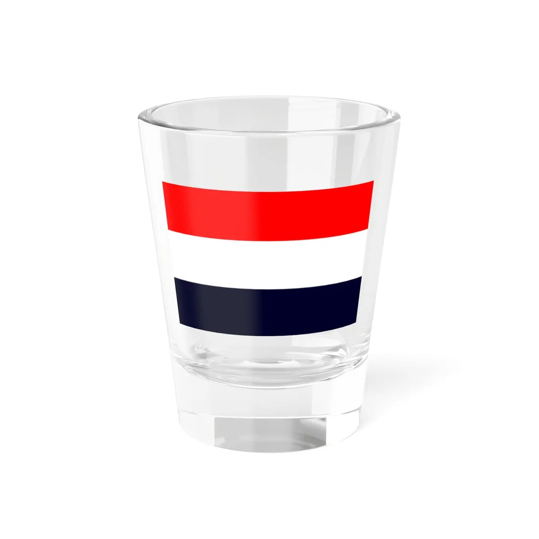 Serbian Civil Flag 1835 (Serbia) Shot Glass 1.5oz 1.5oz - Go Mug Yourself