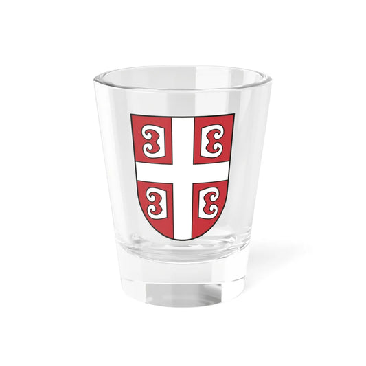 Serbian Cross (Serbia) (Coat of Arms) Shot Glass 1.5oz 1.5oz - Go Mug Yourself