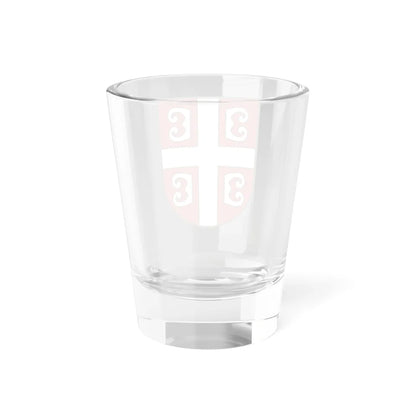 Serbian Cross (Serbia) (Coat of Arms) Shot Glass 1.5oz - Go Mug Yourself