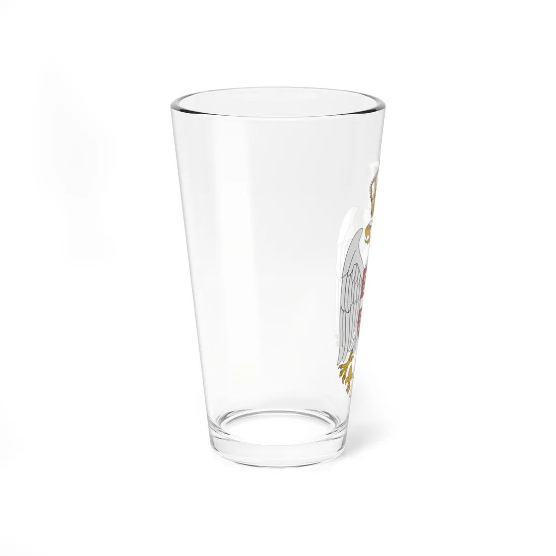 Serbian Eagle (Serbia) (Coat of Arms) Pint Glass 16oz - Go Mug Yourself