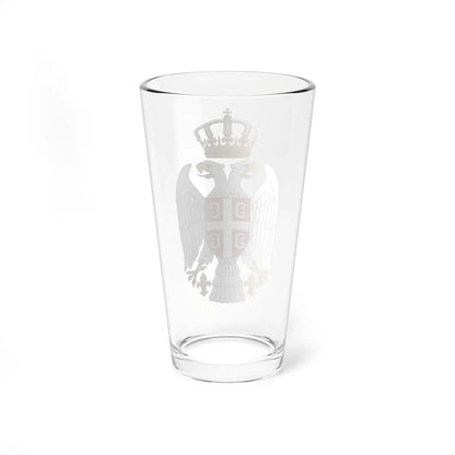 Serbian Eagle (Serbia) (Coat of Arms) Pint Glass 16oz - Go Mug Yourself