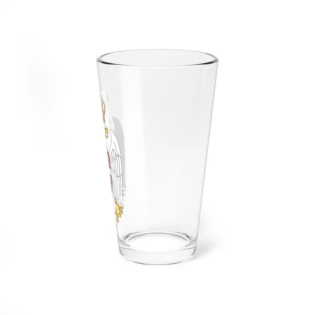 Serbian Eagle (Serbia) (Coat of Arms) Pint Glass 16oz - Go Mug Yourself