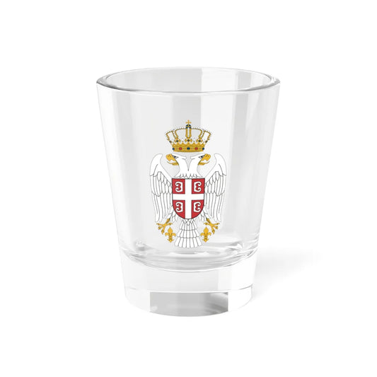 Serbian Eagle (Serbia) (Coat of Arms) Shot Glass 1.5oz 1.5oz - Go Mug Yourself