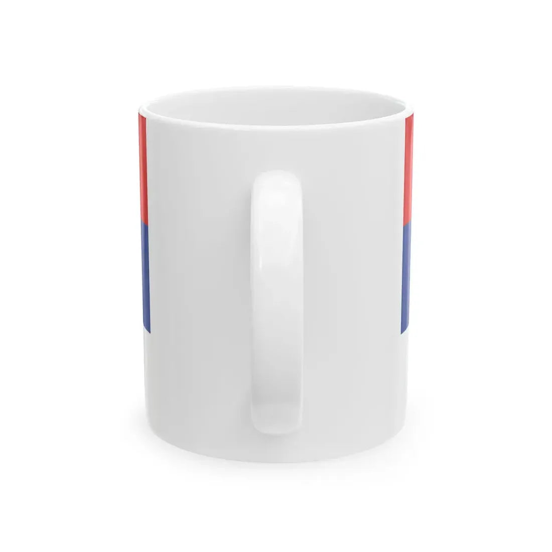 Serbian patriotic flag (Serbia) White Coffee Mug - Go Mug Yourself