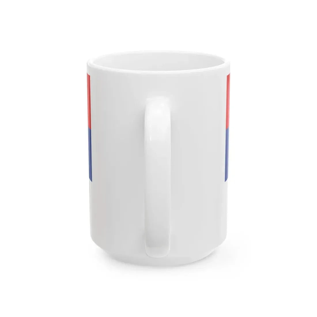 Serbian patriotic flag (Serbia) White Coffee Mug - Go Mug Yourself