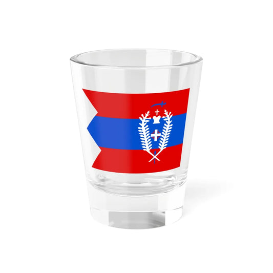 Serbian tricolor from the First Serbian Uprising (Serbia) Shot Glass 1.5oz 1.5oz - Go Mug Yourself