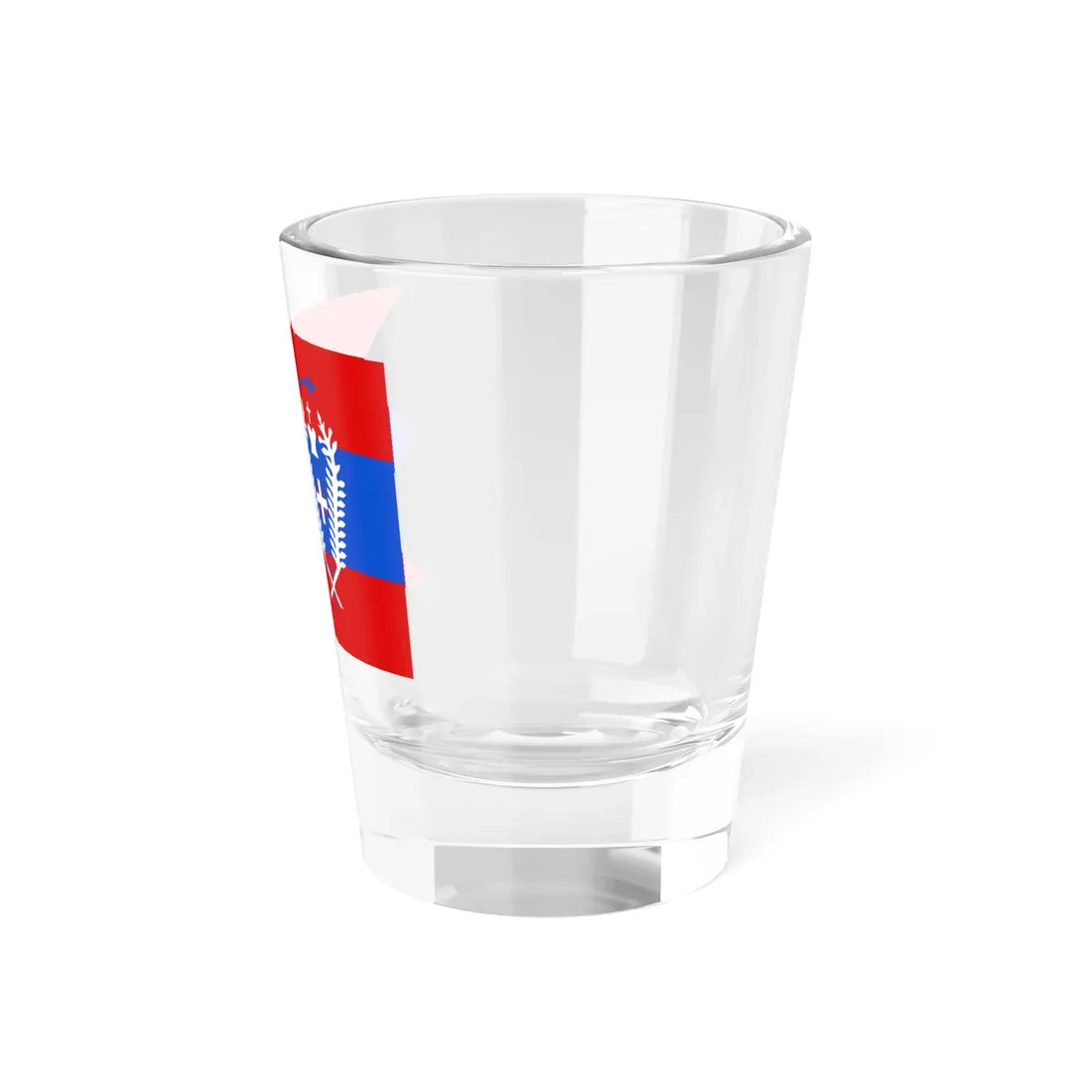 Serbian tricolor from the First Serbian Uprising (Serbia) Shot Glass 1.5oz - Go Mug Yourself