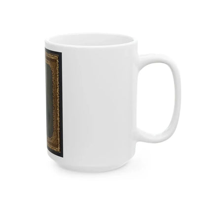 Sergeant B. F. Smith Of Company B, 52nd Virginia Infantry Regiment, And Company F, 1st Virginia Cavalry Regiment (U.S. Civil War) White Coffee Mug - Go Mug Yourself