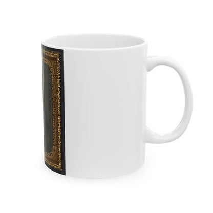 Sergeant B. F. Smith Of Company B, 52nd Virginia Infantry Regiment, And Company F, 1st Virginia Cavalry Regiment (U.S. Civil War) White Coffee Mug - Go Mug Yourself