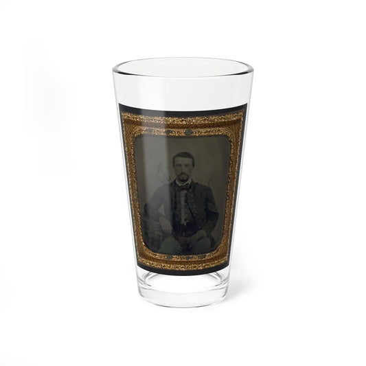 Sergeant B. F. Smith Of Company B, 52nd Virginia Infantry Regiment, And Company F, 1st Virginia Cavalry Regiment (U.S. Civil War) Pint Glass 16oz-16oz-Go Mug Yourself