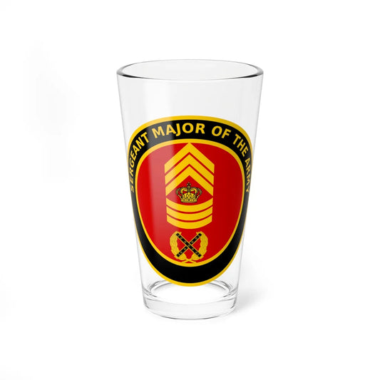 Sergeant Major of the Army Denmark Coin (Denmark) (Coat of Arms) Pint Glass 16oz 16oz - Go Mug Yourself