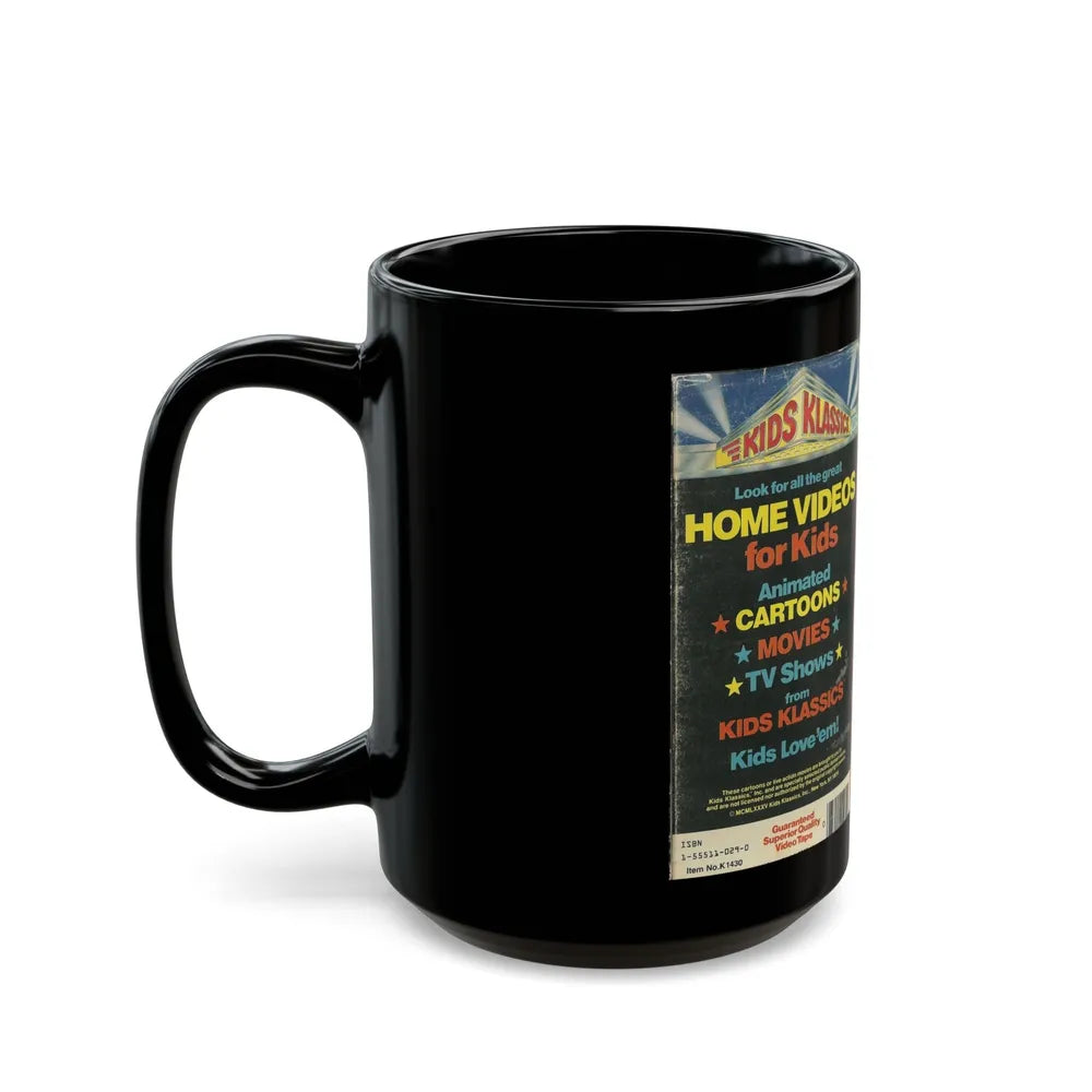 SERGEANT PRESTON OF THE YUKON WOUNDED MOUSE (VHS COVER) - Black Coffee Mug-Go Mug Yourself