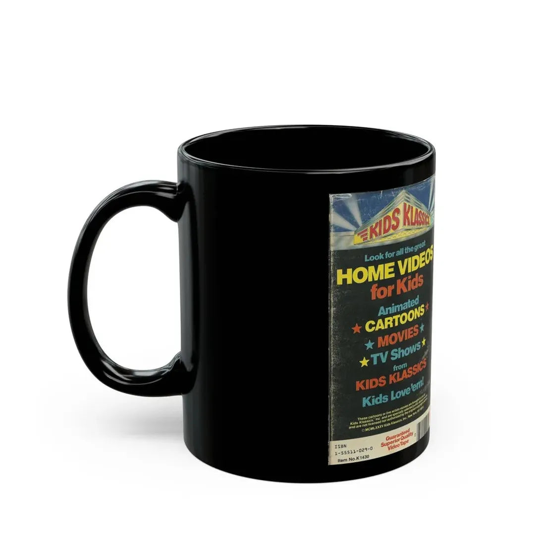 SERGEANT PRESTON OF THE YUKON WOUNDED MOUSE (VHS COVER) - Black Coffee Mug - Go Mug Yourself